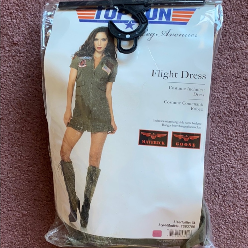 COPY - COPY - Top gun flight dress costume, never worn